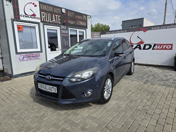 FORD FOCUS 1.6 Benz EURO 5 2014 GHIA  DUBLU CLIMATRONIC INCALZIRE SCAUNE ASISTENTA LA PARCARE